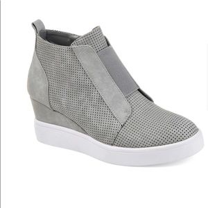 Mia wedge sneakers gray